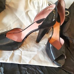 Chloe Peep-toe D'Orsay Pumps Size 39